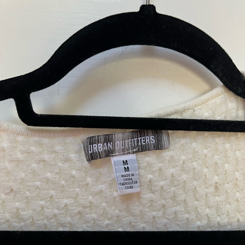Urban Outfitters Cream Crew Neck Sweater